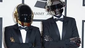 Daft Punk are a French electronic music duo from Paris formed in 1993 by Guy-Manuel de Homem-Christo and Thomas Bangalter.[5][6][7][8] The duo achieved significant popularity in the late 1990s as part of the French house movement and had continuous success in the years following, combining elements of house music with funk, techno, disco, rock and synthpop influences.[2][6][7][9] They are also known for their visual stylization and disguises associated with their music; the duo have worn ornate helmets and gloves to assume robot personas in most of their public appearances since 2001 and rarely grant interviews or appear on television. The duo were managed from 1996 to 2008 by Pedro Winter (also known as Busy P), the head of Ed Banger Records.https://en.wikipedia.org/wiki/Daft_Punk